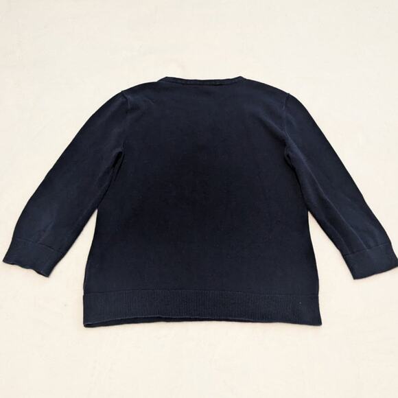 Navy Lauren Ralph Lauren Women's Sweater Size M - Picture 5 of 5